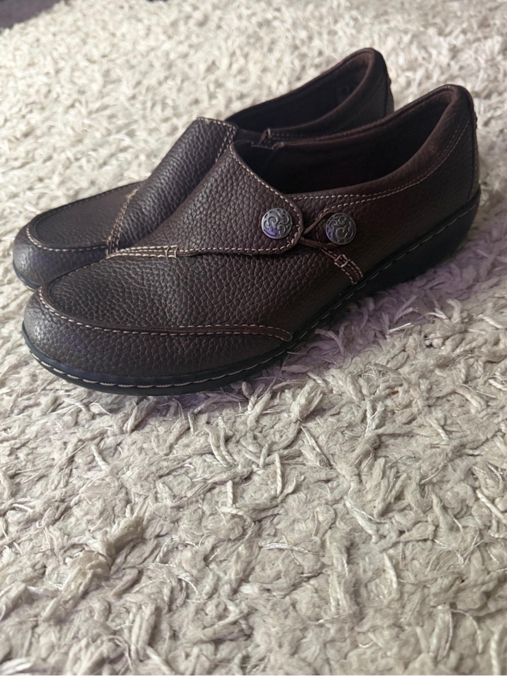 Kohl's Men's Dark Brown Textured Slip-On Loafers